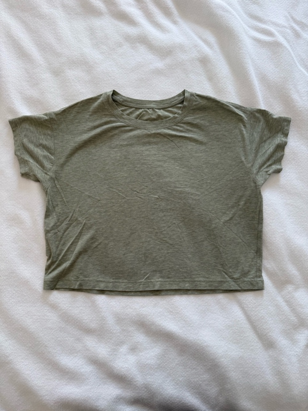 Lululemon cates t-shirt heathered rosemary green 2